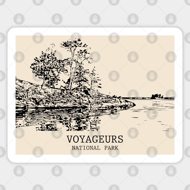 Voyageurs National Park Sticker by Lakeric